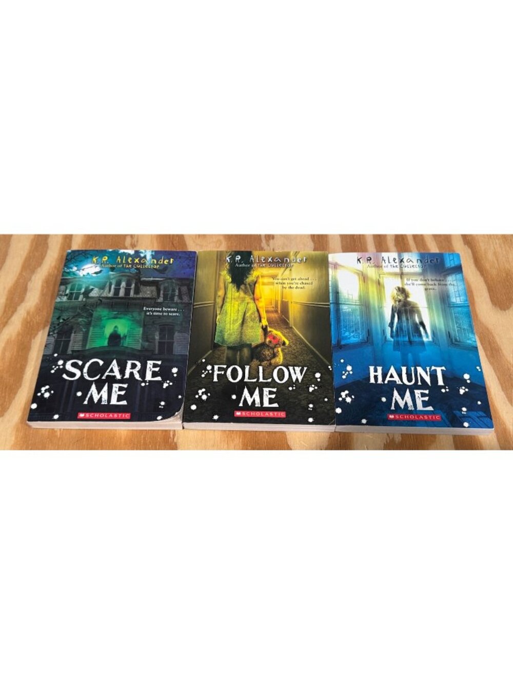 K.R. Alexander Book Lot of 3 Horror Paperback Books Scare Me Haunt Me Follow Me